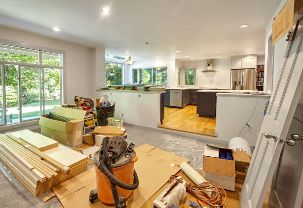 Professional Kitchen Island Installation technician working in North Bend, WA